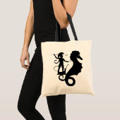 Tote Bag Poseidon, dessin de relief grec (Devant (produit))