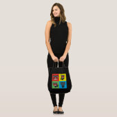 Tote Bag Poses de caractères Chibi Catwoman (Devant (modèle))