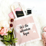 Tote Bag Positive rose Commençons l'aventure Carte du Monde<br><div class="desc">Positive rose Commençons l'aventure Carte du Monde</div>