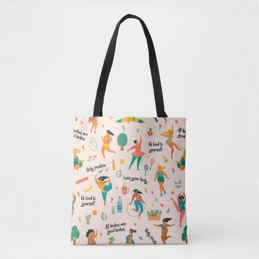 Tote Bag Positivité du corps Fourre-tout (Devant)