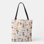 Tote Bag Positivité du corps Fourre-tout (Dos)