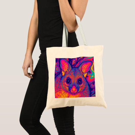 Tote Bag possums australien psychédélique à queue touffue (Devant (produit))