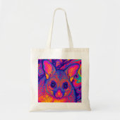 Tote Bag possums australien psychédélique à queue touffue (Devant)