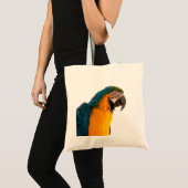 Tote Bag Post-it Notes perroquet (Devant (produit))