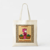 Tote Bag Poster Citrouille Boomi Cats Kitty (Dos)