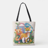Tote Bag Poster de animal Designer Trending bag (Dos)