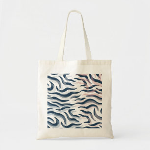 Tote Bag Poster de animal en marine et aquarelle