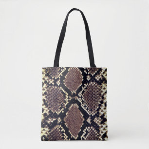 Tote Bag Poster de animal exotique de peau de serpent de