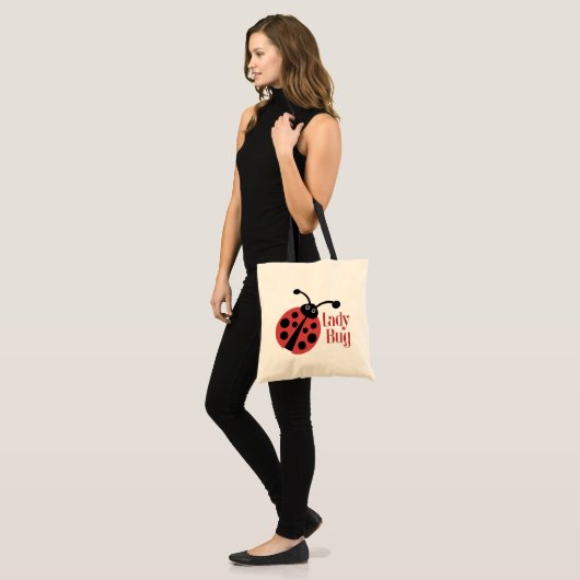 Tote Bag Poster de animal Ladybug mignon (Devant (modèle))