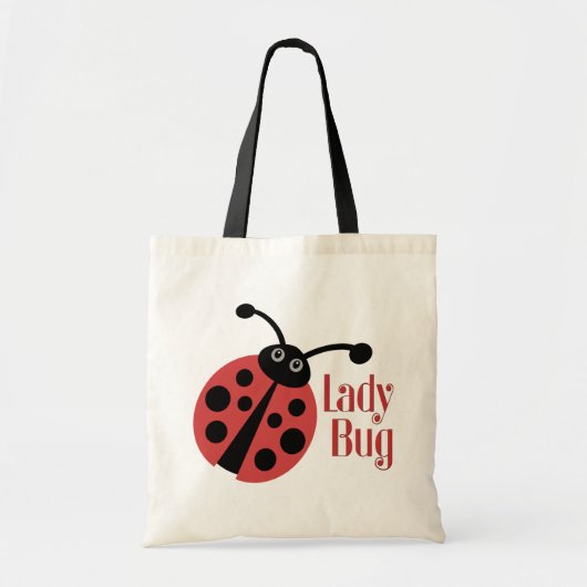 Tote Bag Poster de animal Ladybug mignon (Devant)