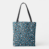 Tote Bag Poster de animal, Léopard Bleu, Zones de Cheetah,  (Dos)