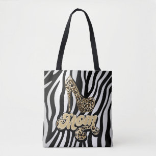 Tote Bag Poster de animal Maman High Heure Mode Fourre-tout