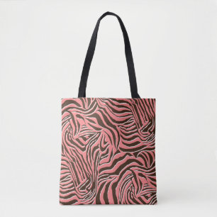 Tote Bag Poster de animal, modèle zèbre sans soudure.