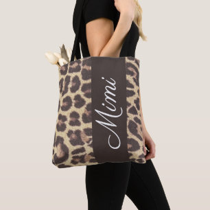 Tote Bag Poster de animal personnalisé