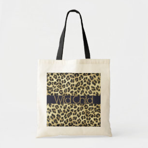 Tote Bag Poster de animal Personnalisé Brown Leopard Fourre