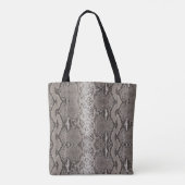 Tote Bag Poster de animal Python Snake Skin (Dos)