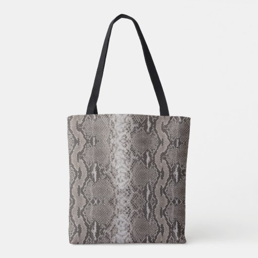 Tote Bag Poster de animal Python Snake Skin (Dos)