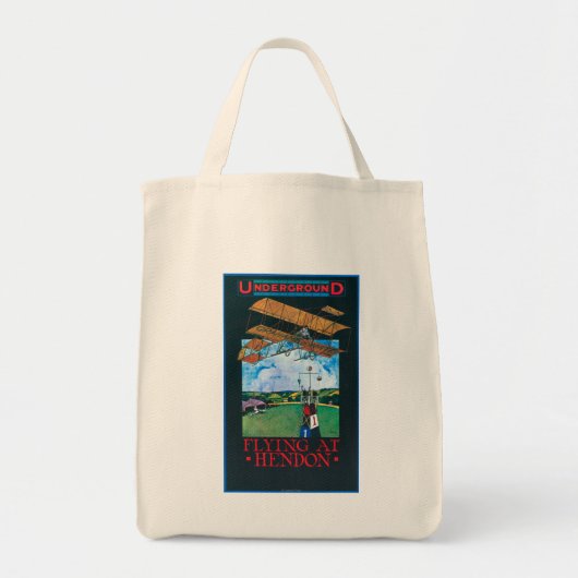 Tote Bag Poster de Grahame-White et de Plane au-dessus de l (Devant)