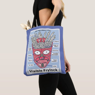 Tote Bag Poster de l'Aqua Ado Hunger Force Visible Frylock