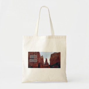Tote Bag Poster de voyage des montagnes de l'Arizona Sedona