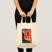 Tote Bag Poster de voyage du temple Muttra Krishna (Devant (produit))