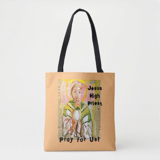 Tote Bag Poster du Christ Prêtre (Devant)