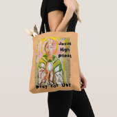 Tote Bag Poster du Christ Prêtre (De près)