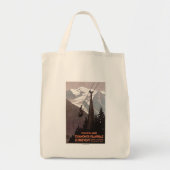 Tote Bag Poster du funiculaire Le Brevent (Devant)