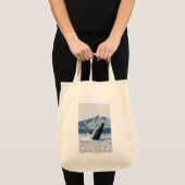 Tote Bag Poster du Vintage voyage de baleines à bosse d'Ala (Devant (produit))