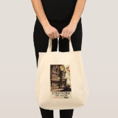 Tote Bag Poster ferroviaire Garrick Inn and Harvard House (Devant (produit))