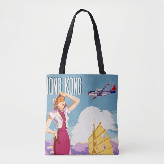Tote Bag Poster publicitaire vintage Northwest Airlines (Devant)