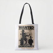 Tote Bag Poster Recherché Donald Trump - Compte Géorgie (Devant)