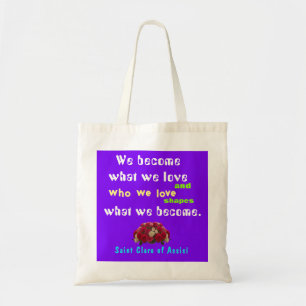 Tote Bag Poster Saint Clare Assisi