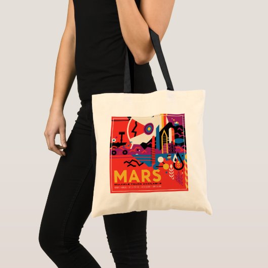 Tote Bag Poster spatial Retro - Programme d'exploration de  (Devant (produit))