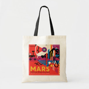 Tote Bag Poster spatial Retro - Programme d'exploration de 