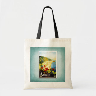 Tote Bag Poster vintage Amalfi Italie de voyage