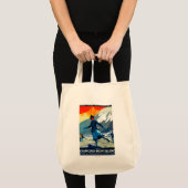 Tote Bag Poster Vintage Chamonix-Mont-Blanc Europe (Devant (produit))