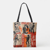 Tote Bag Poster vintage Cool du Jazz Band (Dos)