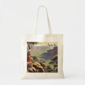 Tote Bag Poster Vintage voyage Australia Canyon (Devant)