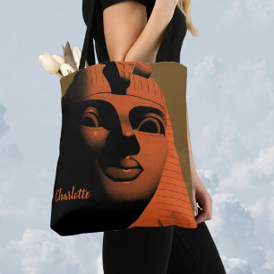 Tote Bag Poster Vintage voyage avec Sphinx, Egypte, Afrique