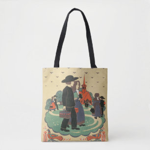 Tote Bag Poster Vintage voyage faisant la promotion de la P