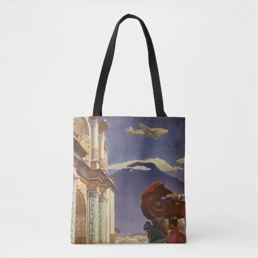 Tote Bag Poster Vintage voyage Pour Le Guatemala (Devant)