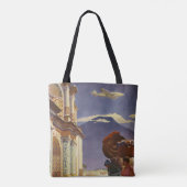 Tote Bag Poster Vintage voyage Pour Le Guatemala (Dos)