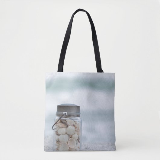 Tote Bag Pot de coquillages sur la plage | la Floride (Devant)