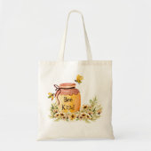 Tote Bag Pot de miel Bee kind  (Devant)