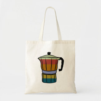 Tote Bag Pot Moka Retro