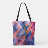Tote Bag "Potentiel libéré" Art Abstrait contemporain (Dos)