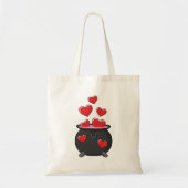 Tote Bag Potion d'amour des coeurs (Devant)