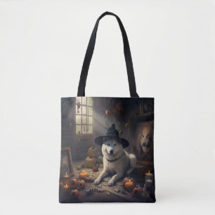 Tote Bag Potirons d'Akita Halloween Épouvantables