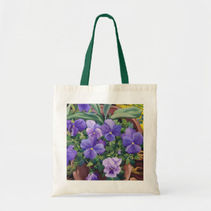 Tote Bag Pots de fleurs avec les pensées 2007